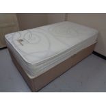 A 4' high groves divan with storage base
