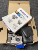 An Olympus Camedia C-70 digital zoom camera, 7.1 megapixel, with carry case, boxed.