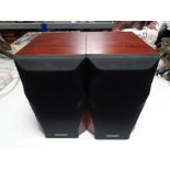 A pair of Mission speakers