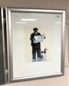 Alexander Millar : The Racing Post, giclee print in colours, numbered 85/395, signed in pencil,