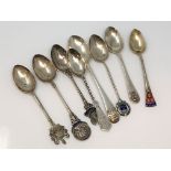 A collection of silver spoons for Newcastle, Durham, Carlisle etc.