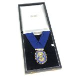 A silver and enamel medal - Sunderland and North Durham Works Managers