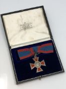 A Royal Red Cross medal, first class, boxed in Garrards case.