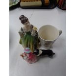 A Royal Doulton figure -Fleur HN 2368 together with My First Figurine,