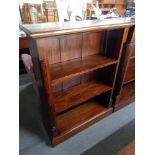 A good quality reproduction mahogany bookcase