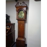 An early nineteenth century longcased clock with brass dial by Jos.