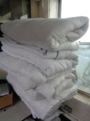 Six duvets (un-used)