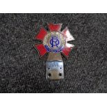 A vintage motor car badge - The Order of the road