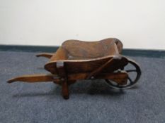 A nineteenth century wooden child's barrow