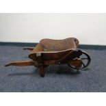 A nineteenth century wooden child's barrow