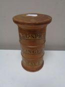 A Victorian three tier spice tower - Mace,