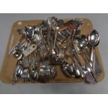 A large quantity of silver plated cutlery, all by Walker & Hall, pattern various.