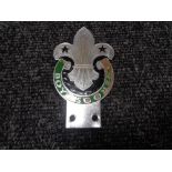 A vintage motor car badge - The boy scouts