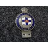 A vintage motor car badge - The Royal Yachting Association