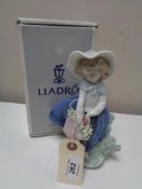 A Lladro figure - Pretty Pickings, 05222, boxed.