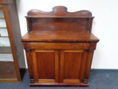 A Victorian mahogany chiffonier