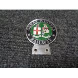 A vintage motor car badge - Great Western Railway