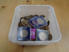 A collection of British and world coins,