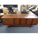 A mid century Beithcraft Ltd Scotland low sideboard by Beithcraft Ltd of Scotland,