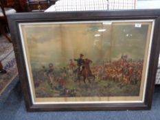 An antiquarian framed lithograpic print - What will they say of this in England?