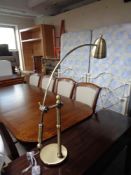An antique style reading lamp