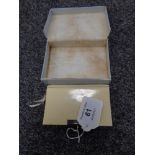 An Edwardian Oxford book of common prayer, sleeved in ivory with silver clasp,