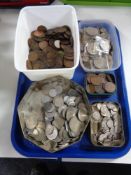 A quantity of UK coins,