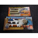 Two Hornby 00 gauge train sets - Thomas the Tank engine and Intercity train