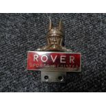 A vintage motor car badge - Rover Sports Register