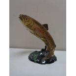 A Beswick figure of a trout model 1032 CONDITION REPORT: Tail with chip.