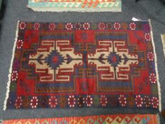 A Baluchi rug 130 cm x 82 cm