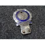 A vintage motor car badge - The order of the knights of the road,