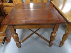 An early twentieth century pull out dining table