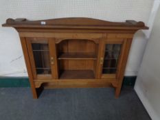 A 20th century oak dresser top