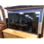 A Panasonic 50 inch lcd smart tv model TX L50E6B with remote control and table stand (in full