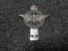 A vintage motor car badge - Civil Service Motoring Association