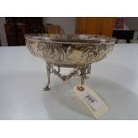 A good quality silver dish on stand, Atkin Brothers, Sheffield 1901, 478.9g.