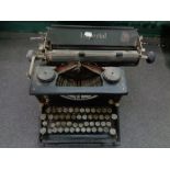 An antique Imperial typewriter