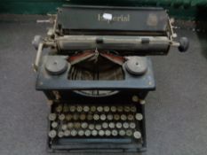 An antique Imperial typewriter