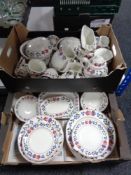 A large quantity of Adams Old Colonial tea and dinner ware