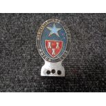 A vintage motor car badge - Newcastle and District motor club