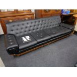 A mid century (George) Hensher Upholstery lounge suite comprising a continental-style four seater