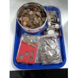A quantity of antique and later coins,