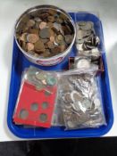 A quantity of antique and later coins,