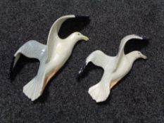 Two Beswick seagulls 658/2, 658/3.