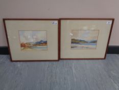 W Campbell Nicholson (Scottish School, 20'th Century) : Loch Lomond, watercolour, signed,