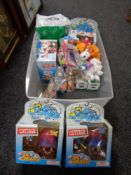 Four 'Irwin toys' Smurfs - Cottage and Picnic Wish,