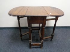 An early twentieth century gateleg table