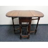 An early twentieth century gateleg table