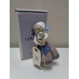 A Lladro figure - Spring is here, 05223, boxed.